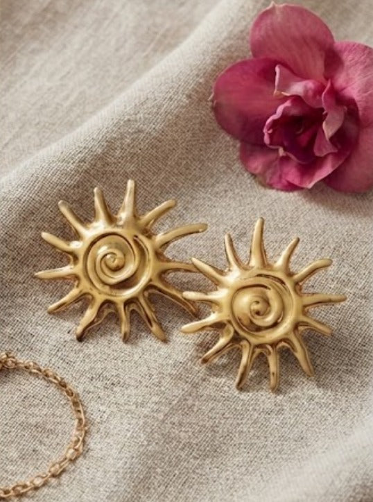Solaris Spiral Earrings |