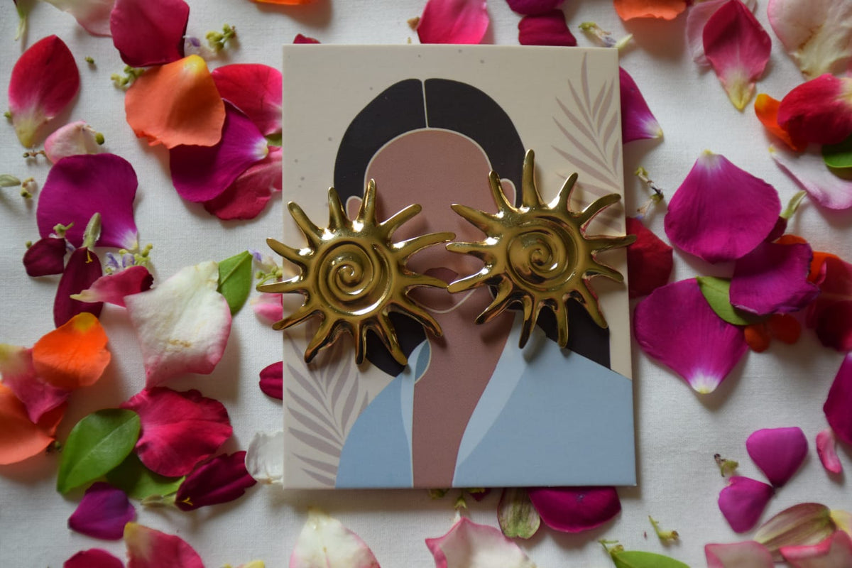 Solaris Spiral Earrings |